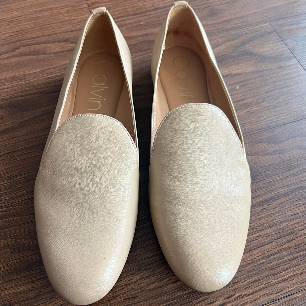 Nude Calvin Klein Loafers 9.5 (but fits like a 9)